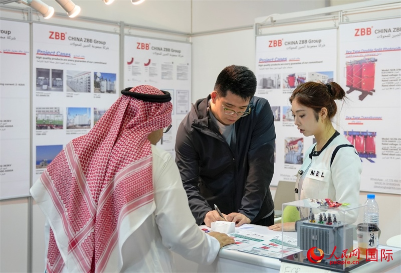 展會現(xiàn)場。人民網(wǎng) 塔里克·易卜拉欣攝