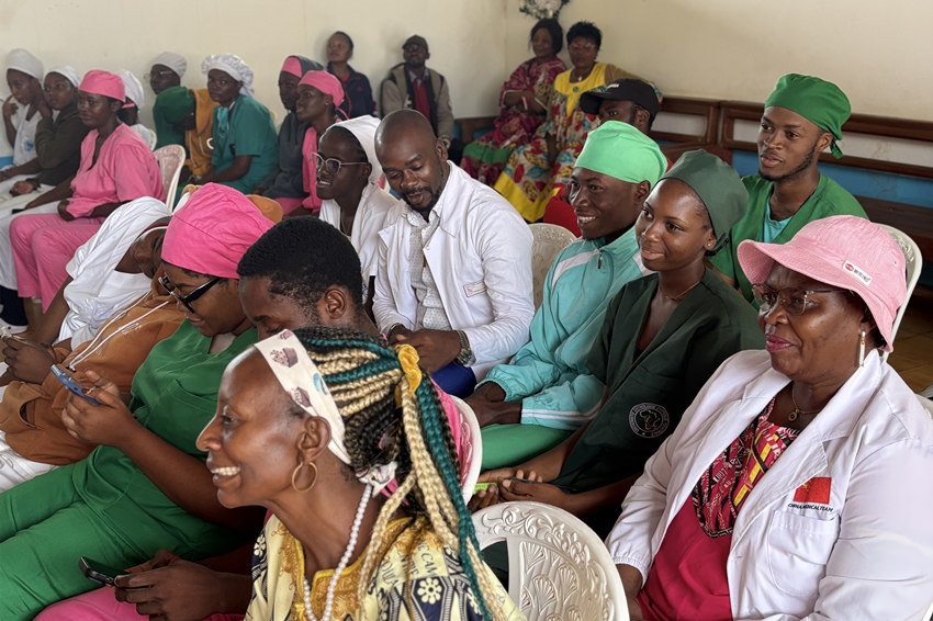 【2】圖為活動現(xiàn)場。中國（山西）第24批援喀麥隆姆巴爾馬尤醫(yī)療隊 供圖