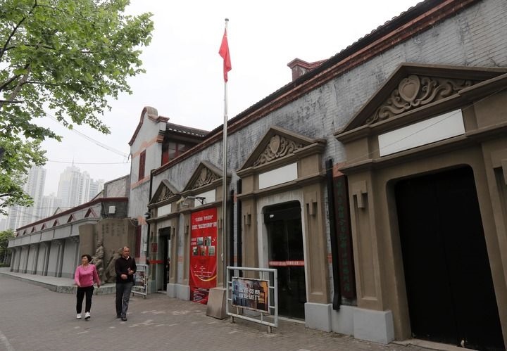 這是2018年5月1日拍攝的中國勞動組合書記部舊址陳列館外景。新華社記者 劉穎 攝