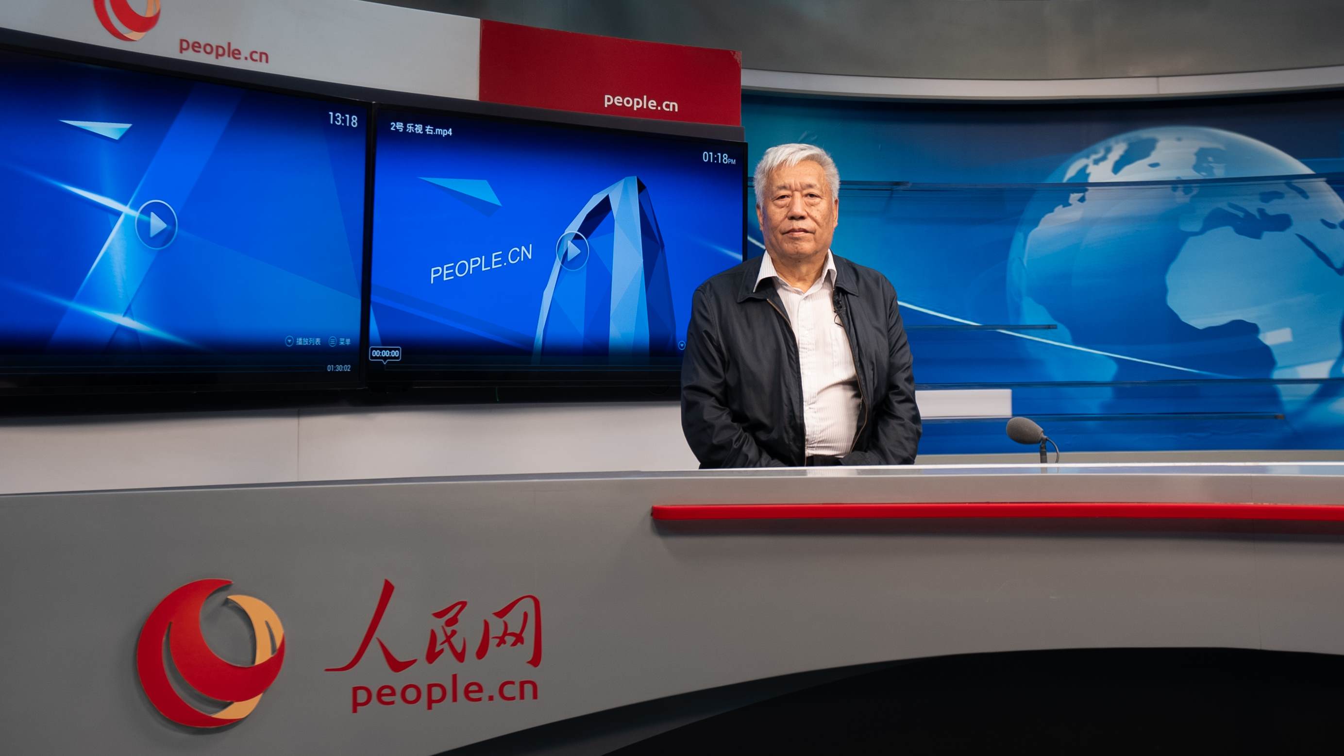 中國地震局地球物理研究所原副所長、研究員高孟潭作客人民網(wǎng)。人民網(wǎng)記者 葛泰佚攝