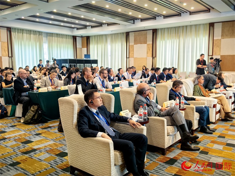 “通往COP30之路：中巴植樹造林和碳匯合作研討活動”現(xiàn)場。人民網(wǎng)記者 符園園攝