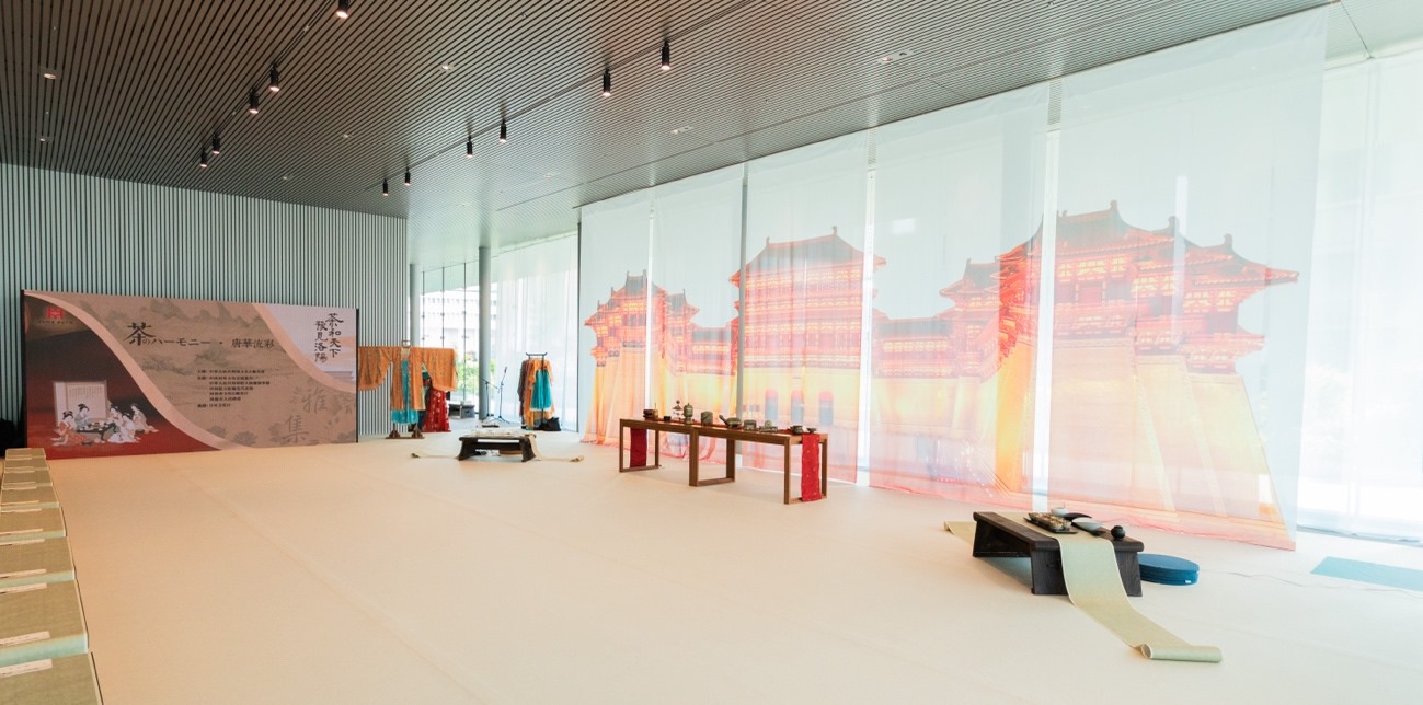 “茶和天下 豫見洛陽”雅集空間。中國駐大阪旅游辦事處供圖