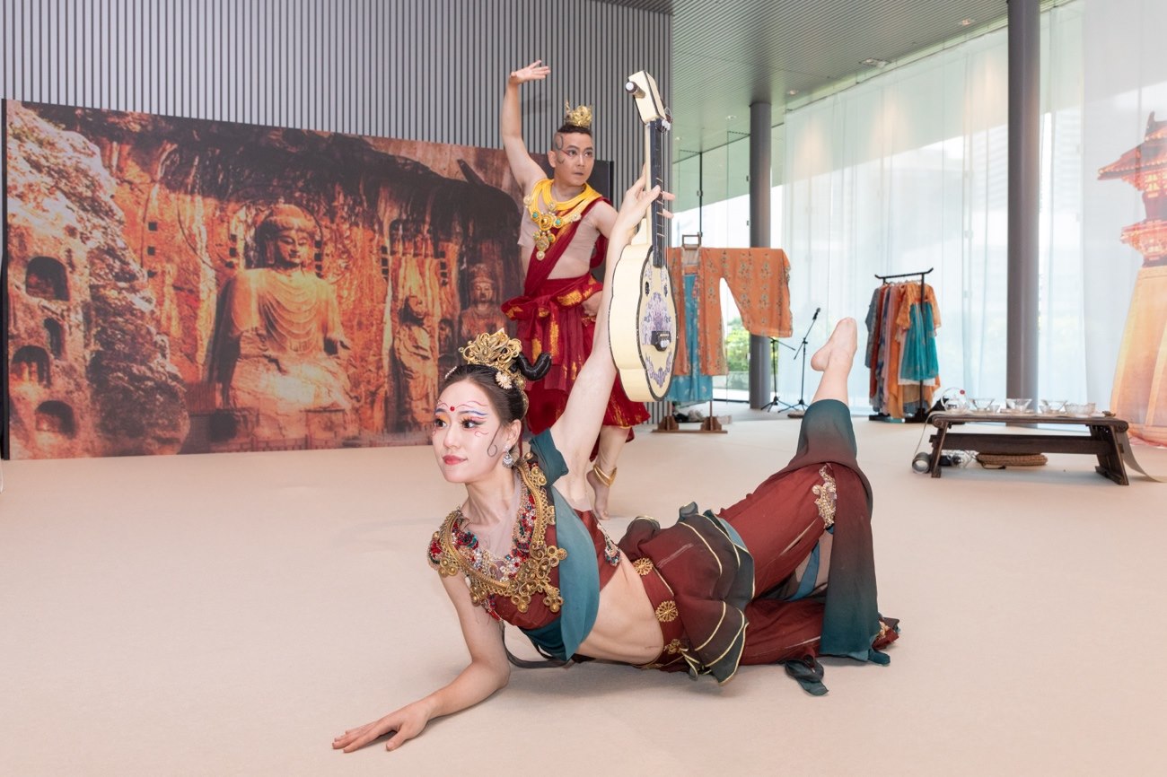 《龍門金剛》舞蹈。中國駐大阪旅游辦事處供圖