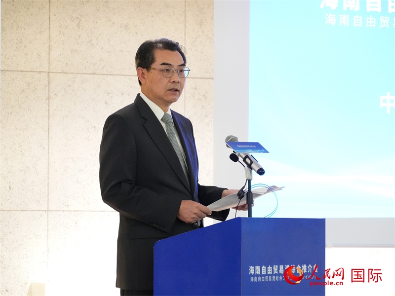 中國駐日本大使吳江浩致辭。人民網 許可攝