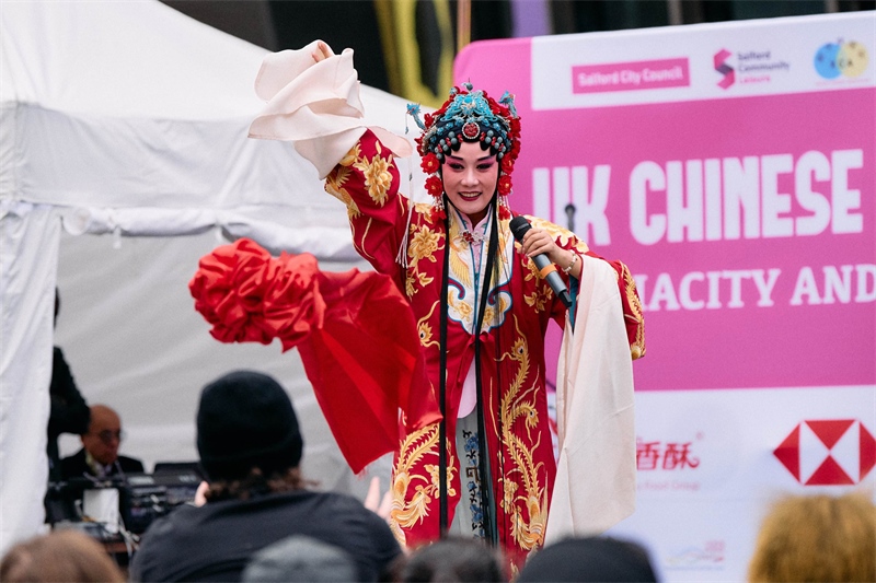 演員蔡衛(wèi)莉的秦腔表演贏得陣陣好評。 楊浩鵬攝