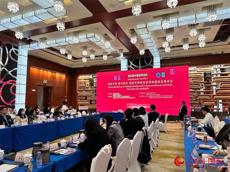 第五屆中泰智庫論壇現(xiàn)場。人民網(wǎng) 孫書宇攝