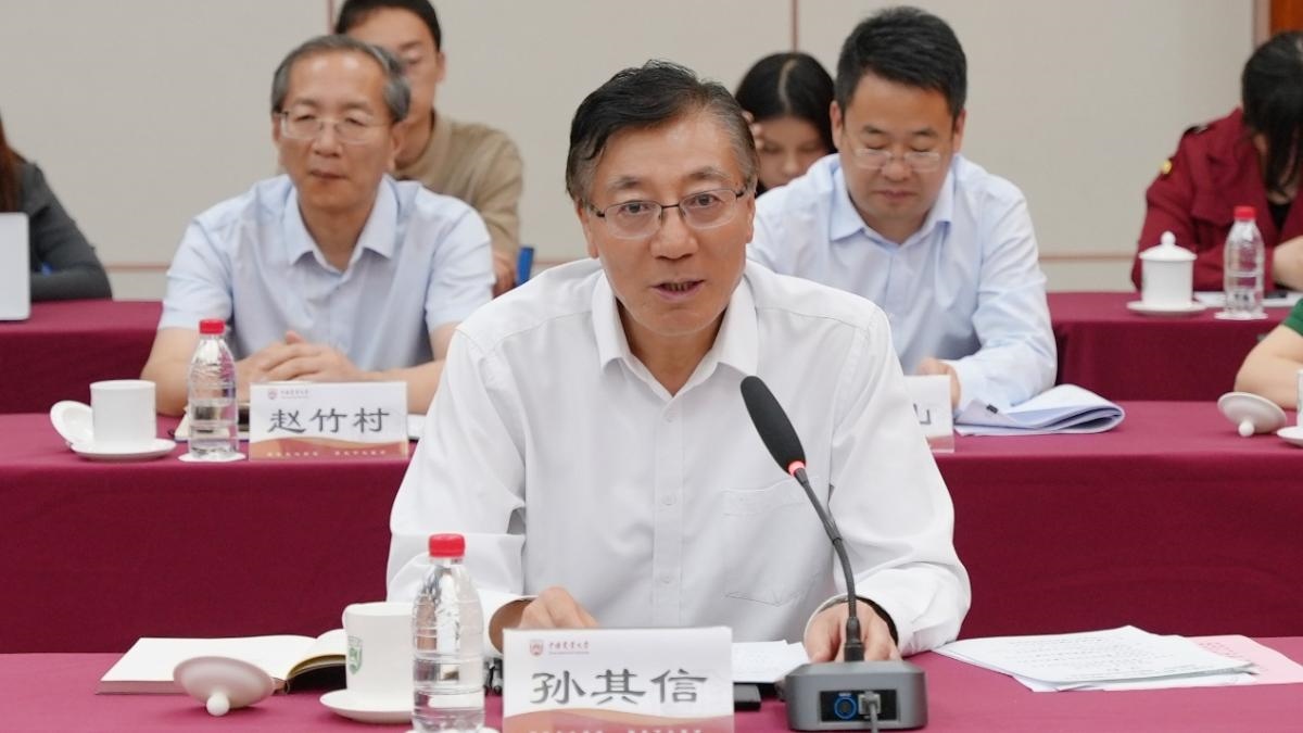 中國工程院院士、中國農(nóng)業(yè)大學(xué)校長孫其信。校方供圖